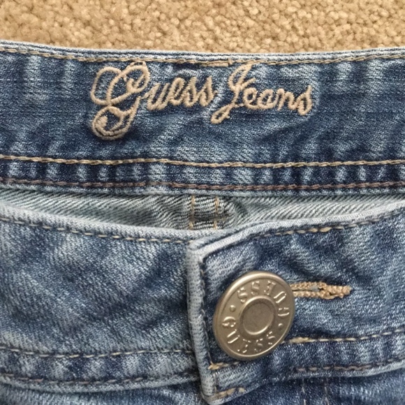 Guess Jeans denim button detail jean shorts - Picture 3 of 5